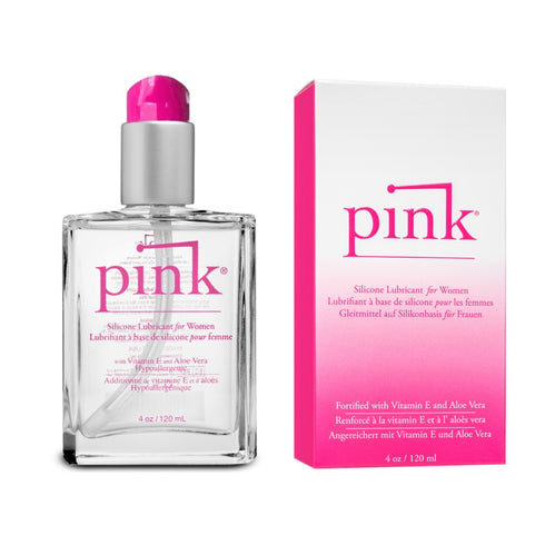 Pink Silicone glass 4 oz / 120 ml